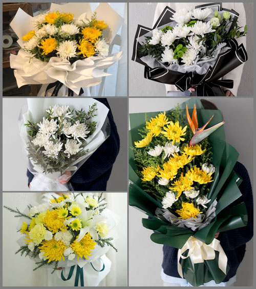 贵州毕节市威宁县大街乡坪上村白事花束代送